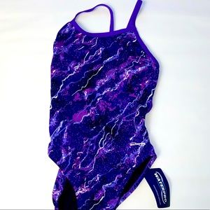 Purple lightning swimsuit size 30